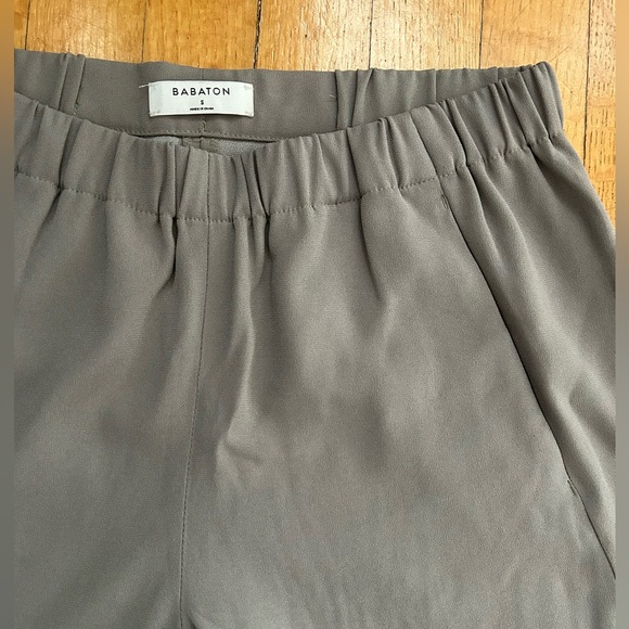 Babaton Green/Grey Cropped Dress Pant Size Small - Picture 3 of 4